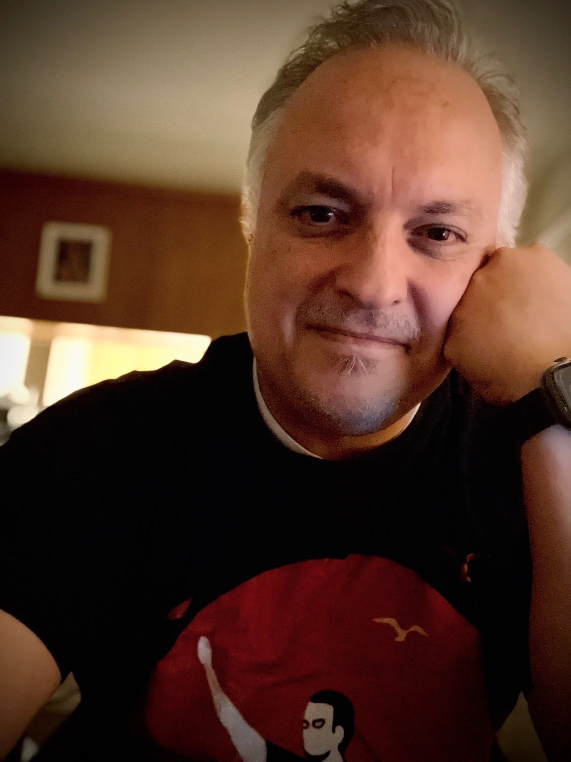 Portrait of Joe Curdy, film critic and podcast host